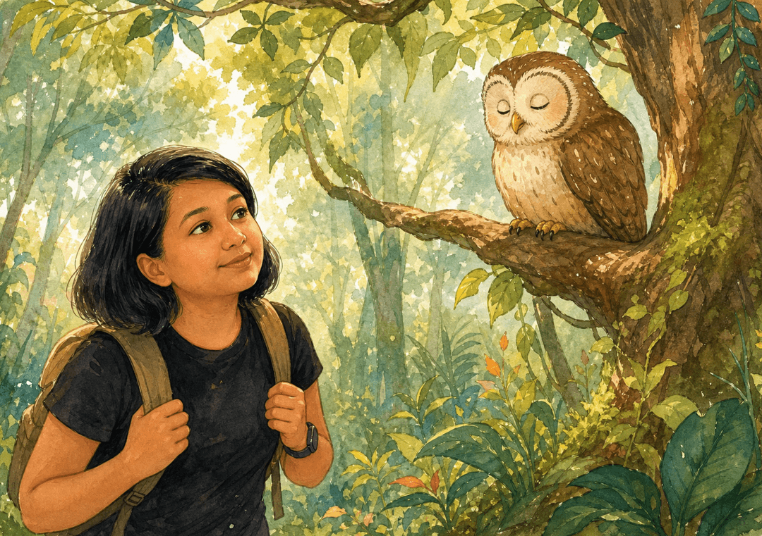 Watercolor illustration suggesting a personal life story book